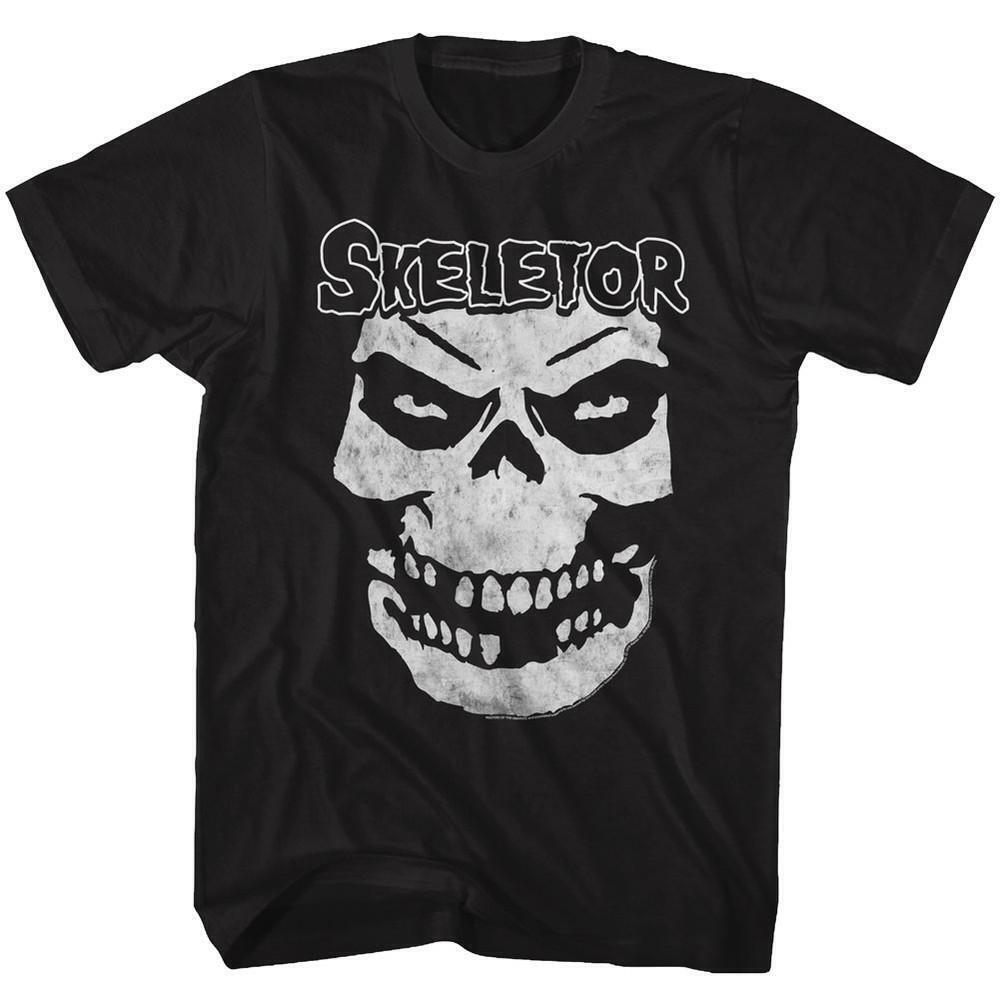 Masters Of The Universe Skeletor Face Black T Shirt